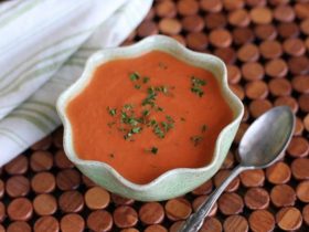 kremalı közlenmiş domates çorbası